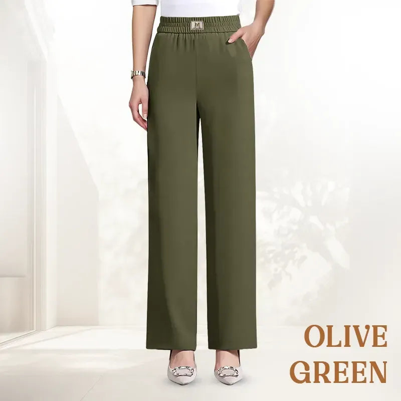 🔥GlamorEase - Perfect Drape High Rise Pull-On Stretch Pants