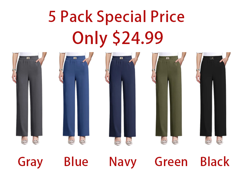 🔥GlamorEase - Perfect Drape High Rise Pull-On Stretch Pants